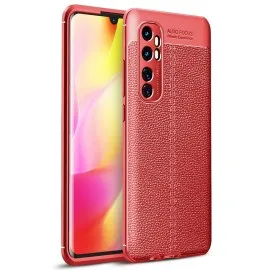 Newface Xiaomi Mi Note 10 Lite Kılıf Auto Focus Kapak - Kırmızı