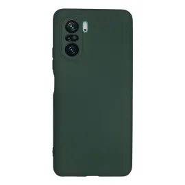 Newface Xiaomi Poco F3 Kılıf Nano Içi Kadife Silikon - Koyu Yeşil