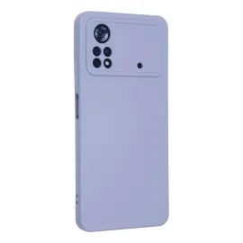 Newface Xiaomi Poco X4 Pro 5G Kılıf Nano Içi Kadife Silikon - Lila