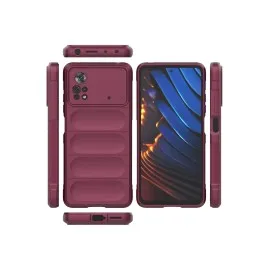 Newface Xiaomi Poco X4 Pro 5G Kılıf Optimum Silikon - Bordo
