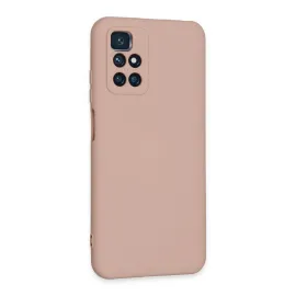 Newface Xiaomi Redmi 10 2022 Kılıf Nano Içi Kadife Silikon - Pudra