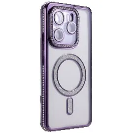 Newface Xiaomi Redmi Note 14 4G Joke Simli Magneticsafe Kılıf - Derin Mor