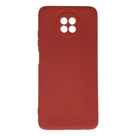 Newface Xiaomi Redmi Note 9 5G Kılıf Nano Içi Kadife Silikon - Kiremit