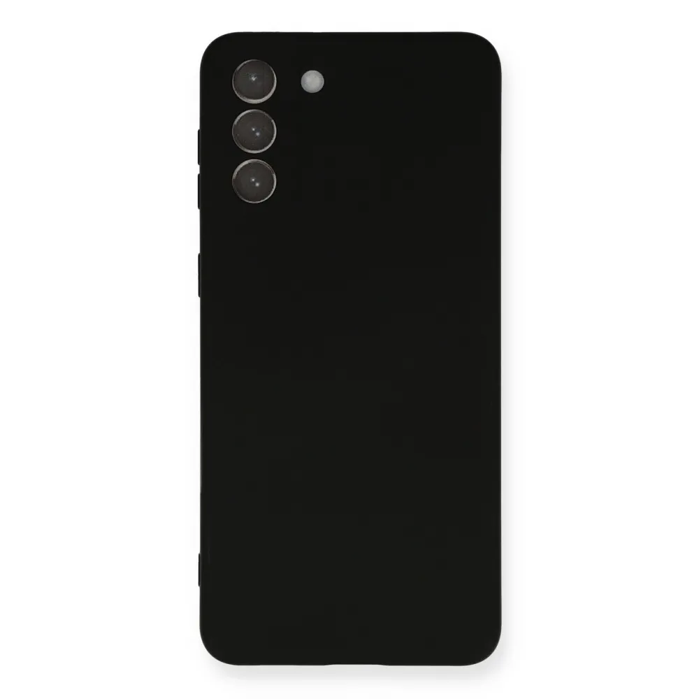 Newface Samsung Galaxy S21 Plus Kılıf Nano Içi Kadife  Silikon - Siyah