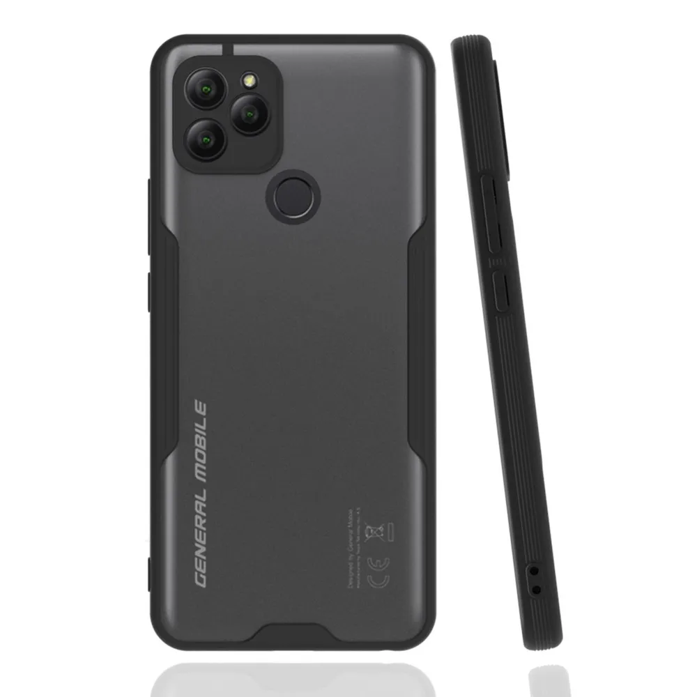 Newface General Mobile Gm 21 Kılıf Platin Silikon - Siyah