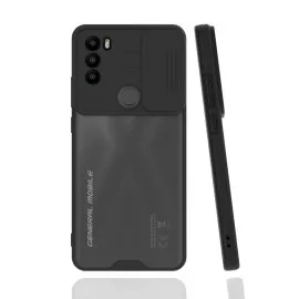 Newface General Mobile Gm 21 Plus Kılıf Platin Kamera Koruma Silikon - Siyah