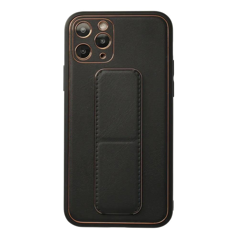 Newface Iphone 11 Pro Kılıf Coco Deri Standlı Kapak - Siyah