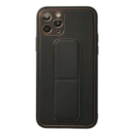 Newface Iphone 11 Pro Kılıf Coco Deri Standlı Kapak - Siyah