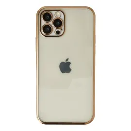 Newface Iphone 12 Pro Kılıf Razer Lensli Silikon - Gold