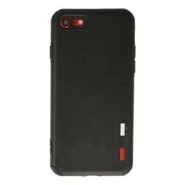 Newface Iphone 7 Kılıf Loop Deri Silikon - Siyah