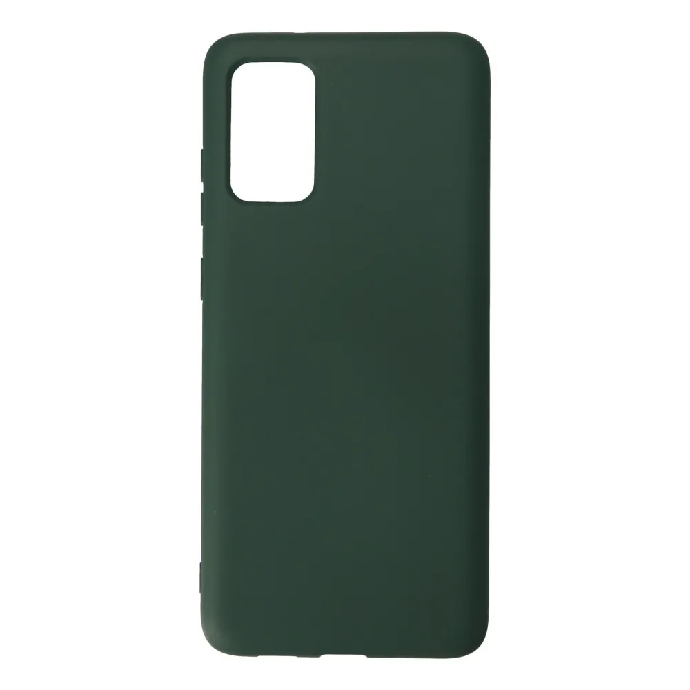 Newface Samsung Galaxy S20 Plus Kılıf Nano Içi Kadife  Silikon - Koyu Yeşil