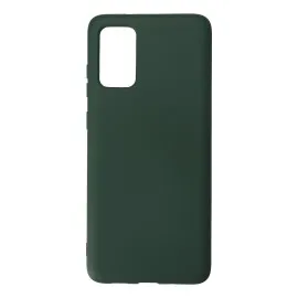 Newface Samsung Galaxy S20 Plus Kılıf Nano Içi Kadife  Silikon - Koyu Yeşil