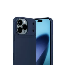 Newface Apple Iphone 17 Pro Max Auto Focus Karbon Kapak - Lacivert