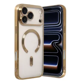 Newface Apple Iphone 17 Pro Max Kross Magneticsafe Kapak - Gold