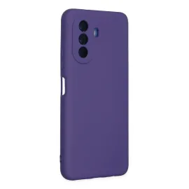 Newface Huawei Nova Y70 Kılıf Nano Içi Kadife Silikon - Mor