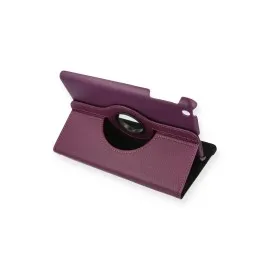 Newface Ipad Mini 1 Kılıf 360 Tablet Deri Kılıf - Mürdüm