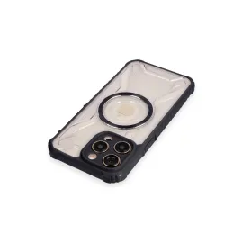 Newface Iphone 13 Pro Max Kılıf Prag Magneticsafe Kapak - Siyah