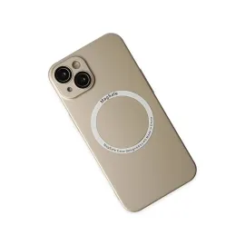 Newface Iphone 14 Plus Kılıf Jack Magneticsafe Lens Silikon - Gold