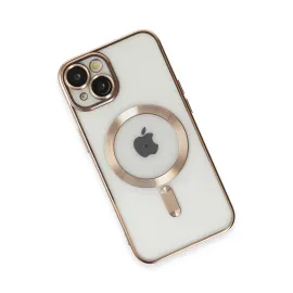 Newface Iphone 15 Kılıf Kross Magneticsafe Kapak - Gold
