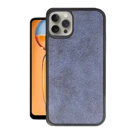Newface Iphone 15 Pro Max Kılıf Aras Deri Kapak - Lacivert
