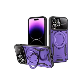 Newface Iphone 16 Pro Max Kılıf Joy Lens Standlı Kapak - Mor