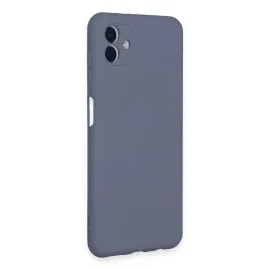 Newface Samsung Galaxy A04E Kılıf Nano Içi Kadife Silikon - Gri