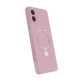 Newface Samsung Galaxy A07 4G Regal Magsafe Standlı Kapak - Açık Pembe