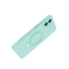 Newface Samsung Galaxy A07 4G Regal Magsafe Standlı Kapak - Su Yeşili