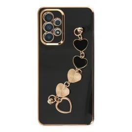 Newface Samsung Galaxy A33 5G Kılıf Esila Silikon - Siyah