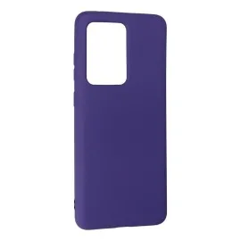 Newface Samsung Galaxy S20 Ultra Kılıf Nano Içi Kadife Silikon - Mor