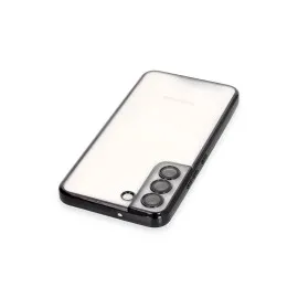 Newface Samsung Galaxy S22 Kılıf Razer Lensli Silikon - Siyah