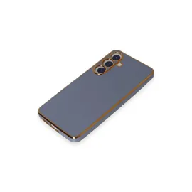 Newface Samsung Galaxy S24 Plus Kılıf Volet Silikon - Mavi