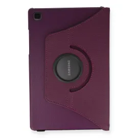 Newface Samsung Galaxy T500 Tab A7 10.4 Kılıf 360 Tablet Deri Kılıf - Mürdüm