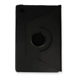 Newface Samsung Galaxy X200 Tab A8 10.5 Kılıf 360 Tablet Deri Kılıf - Siyah