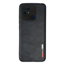 Newface Xiaomi Redmi 10C Kılıf Loop Deri Silikon - Lacivert