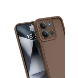 Newface Xiaomi Redmi 15C 4G Viera Silikon - Kahverengi