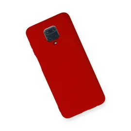 Newface Xiaomi Redmi Note 9 Pro Kılıf Nano Içi Kadife Silikon - Kırmızı