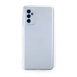 Newface Samsung Galaxy M52 5G Kılıf Nano Içi Kadife  Silikon - Sky Blue
