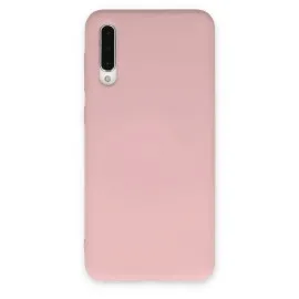 Newface Samsung Galaxy A50 Kılıf Nano Içi Kadife  Silikon - Pudra