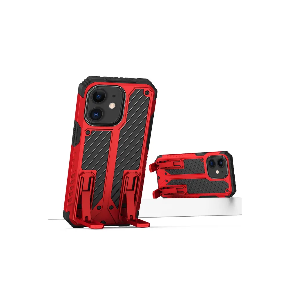 Newface Iphone 11 Kılıf Fizy Stand Kapak - Kırmızı