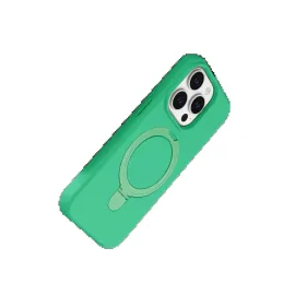 Newface Apple Iphone 15 Pro Max Regal Magsafe Standlı Kapak - Yeşil