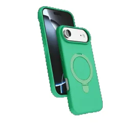 Newface Apple Iphone 17 Air Regal Magsafe Standlı Kapak - Yeşil