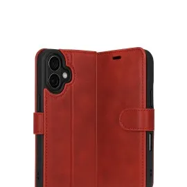 Newface Apple Iphone 17 Trend S Plus Kapaklı Kılıf - Kırmızı