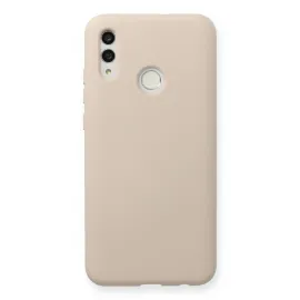 Newface Huawei P Smart 2019 Kılıf Nano Içi Kadife Silikon - Pudra