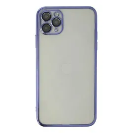 Newface Iphone 11 Pro Max Kılıf Razer Lensli Silikon - Mor
