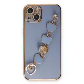 Newface Iphone 14 Kılıf Esila Silikon - Gri