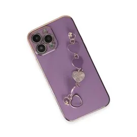 Newface Iphone 14 Pro Max Kılıf Esila Silikon - Mor