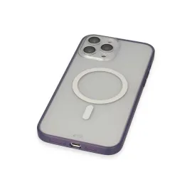 Newface Iphone 14 Pro Max Kılıf Grand Magneticsafe Kapak - Mor