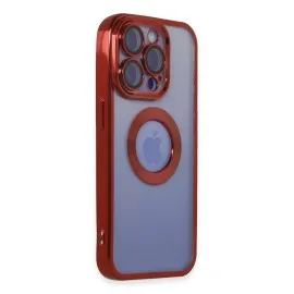 Newface Iphone 15 Pro Max Kılıf Slot Silikon - Kırmızı