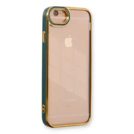 Newface Iphone 6 Kılıf Liva Lens Silikon - Yeşil